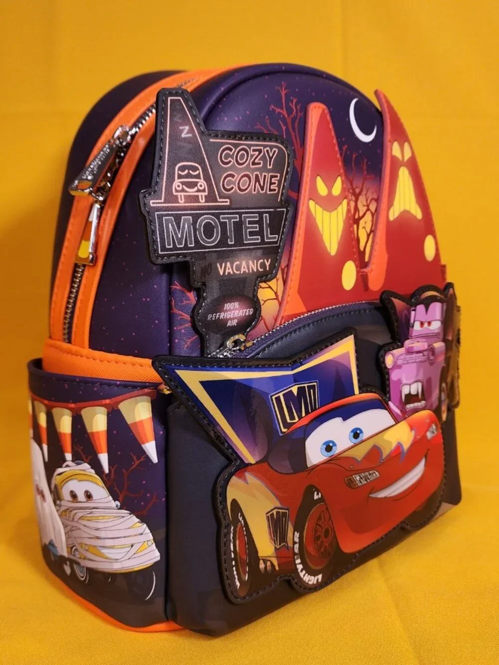 Loungefly Disney Pixar Cars Halloween Costumes Glow-in-the-Dark Mini Backpack
